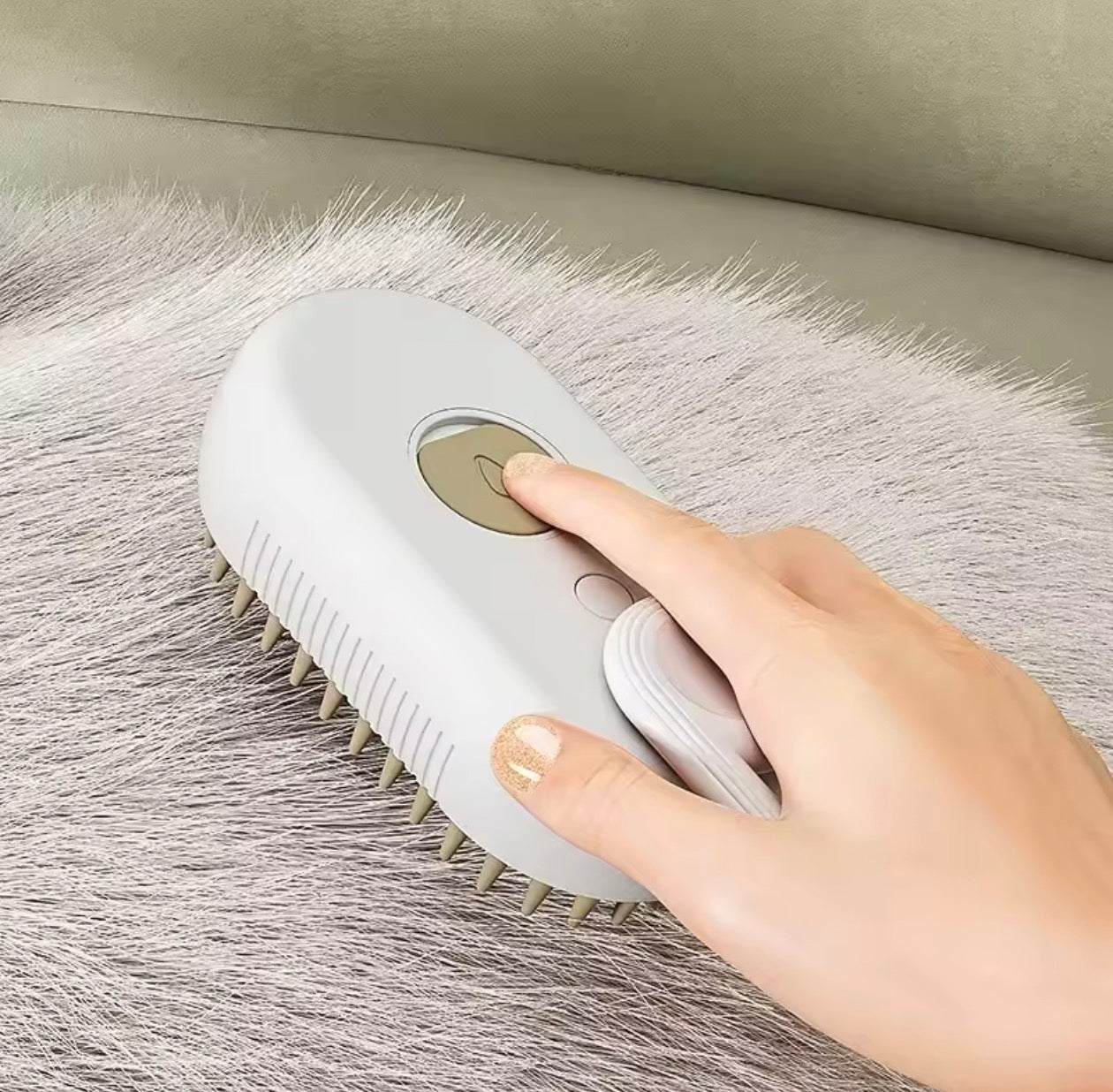 Brosse vapeur, magique pour animaux « chien & chat  » 3-en-1 nettoyage,anti-polis, les massages