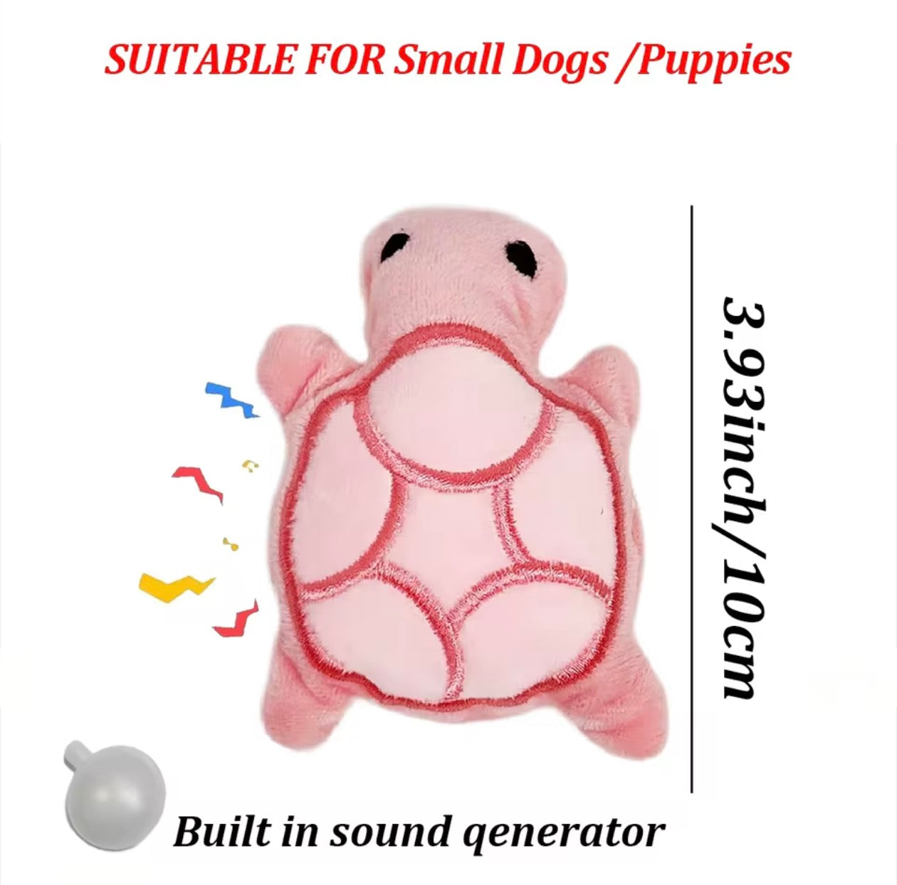 La tortue peluche que tous les chiens adorent ￼