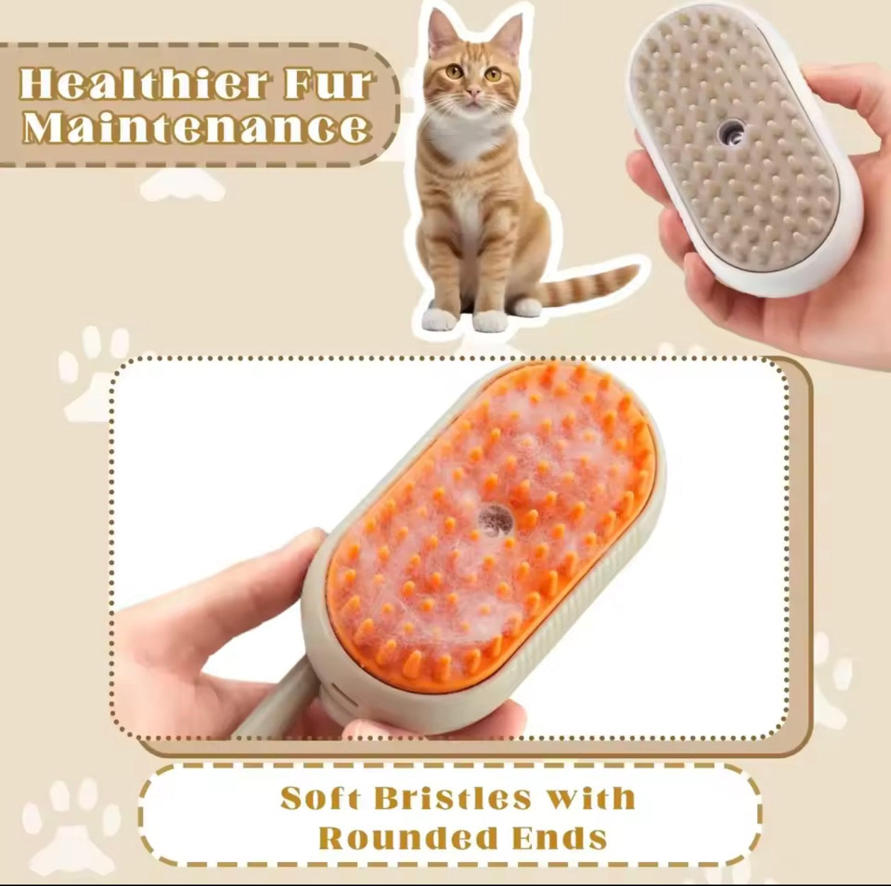 Brosse-animaux-poils
Brosse chien et chat,élimine les poils morte facilement.