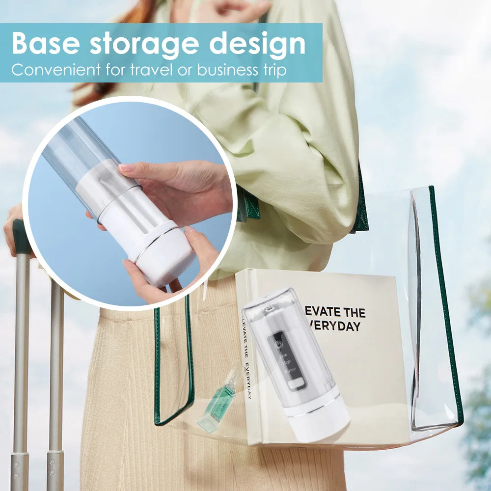 Oral Irrigator Dental Water Flosser Portable Dental Water 3 Modes Teeth Cleaner Toothbrush Oral Hygiene Clean USB Rechargeable