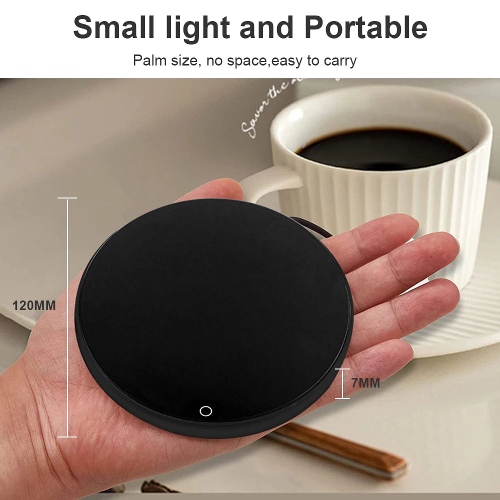 USB Cup Heater Coffee Mug Warmer Electric Milk Tea Cup Heating Coaster Cup Warmer For Home Office USB Desk Cup Warmer