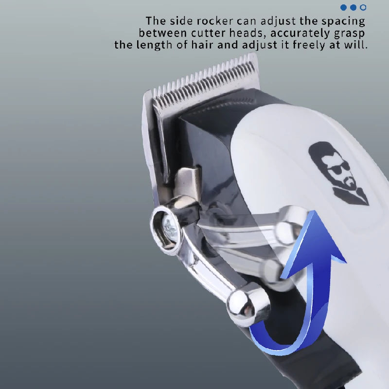Kemei Mini Powerful Cordless Hair Clipper Electric Professional Barber Hair Trimmer Beard Hair cutting Machine Rechargeable