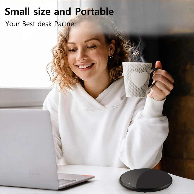 USB Cup Heater Coffee Mug Warmer Electric Milk Tea Cup Heating Coaster Cup Warmer For Home Office USB Desk Cup Warmer