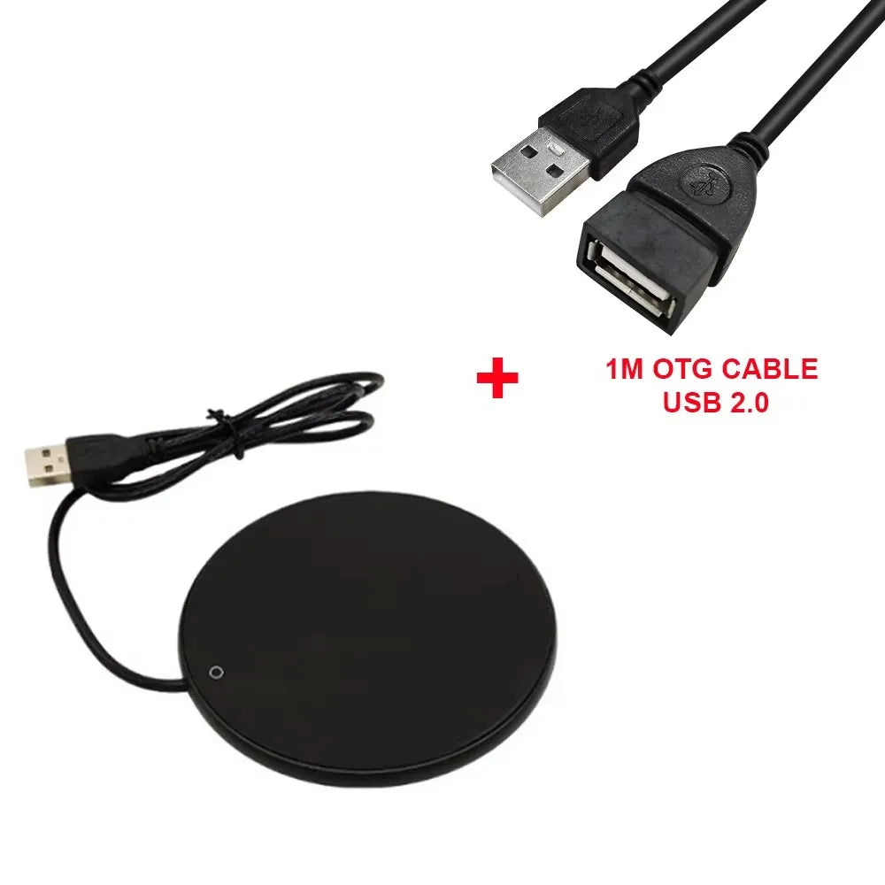USB Cup Heater Coffee Mug Warmer Electric Milk Tea Cup Heating Coaster Cup Warmer For Home Office USB Desk Cup Warmer
