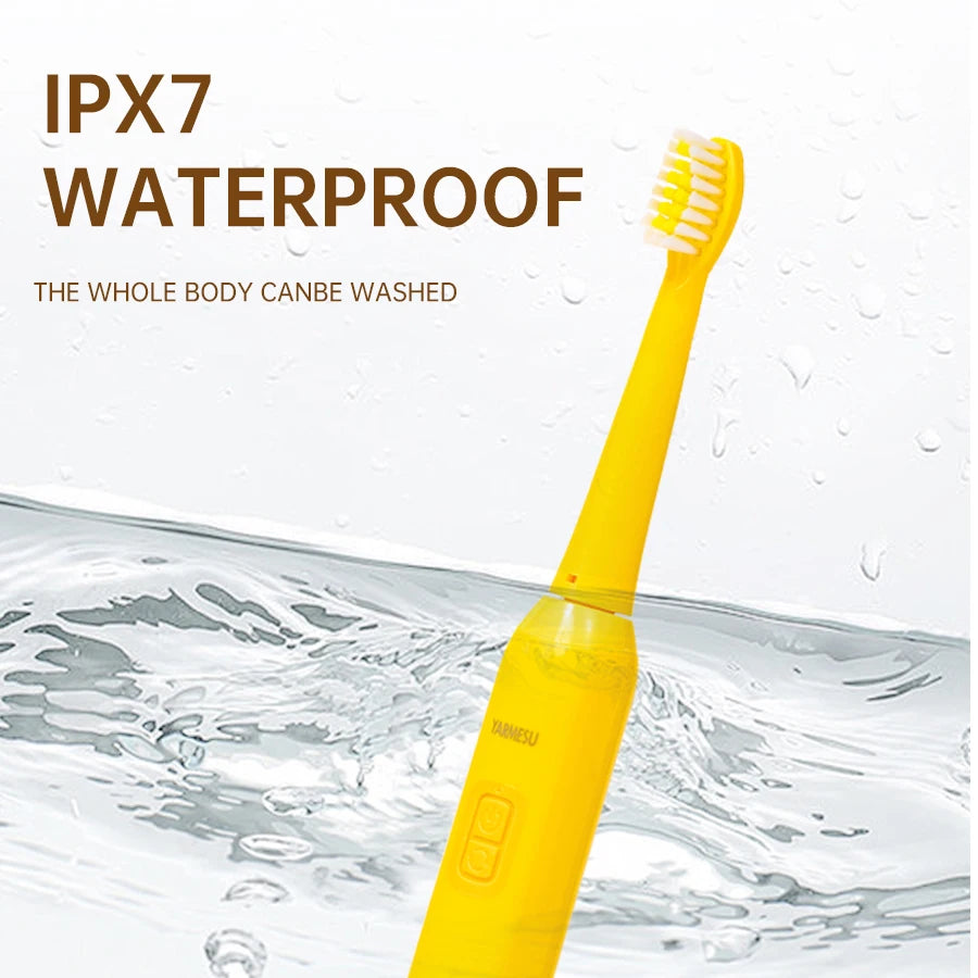 Children's electric toothbrush DuPont soft hair IPX7 waterproof rechargeable type